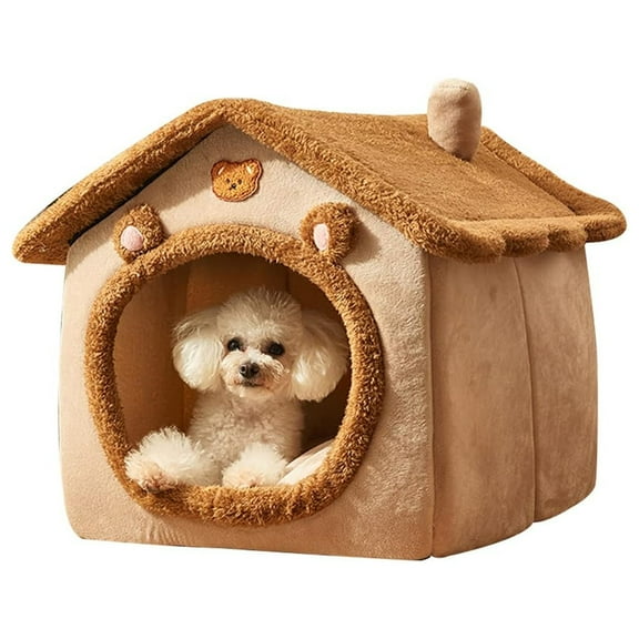 XZKING Indoor Dog House Winter Warm Dog House Insulation Detachable Washable Dog Kennel Cat Hideaway for Small and Medium-Sized Dogs and Cats