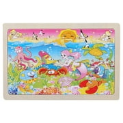 XZNGL Wooden Animal Puzzles Toddler Toys Gifts For 1 2 3 Year Old Boys Girls Toddler Sensory Toy