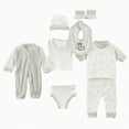 thumbnail image 1 of XZNPDUCQ 8-Piece Preemie Baby Baby Boy Girl Boy, Boy Clothes, Viscose Gender Neutral Baby Gift Sets to 0-3 Months to 0-3 Months Gifts Set, 1 of 1