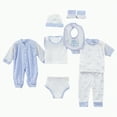 thumbnail image 1 of XZNPDUCQ 8Pcs 0-3 Months Baby Layette Shower Clothing Set Unisex Girl Boy Grow Comfort Soft Clothes Cartoon Outfits Gift 8PCS Girl Boy Gifts Set, 1 of 1