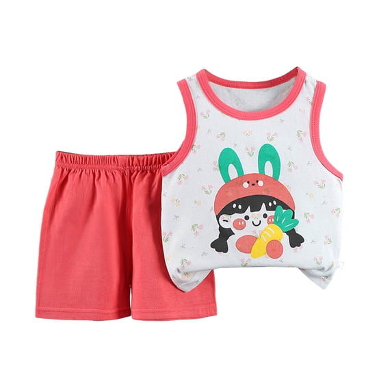 XZNPDUCQ Baby Boy Summer Outfit Pencil Ruler Embroidery T Shirt Tops Short 2 Pcs Set Toddler Boy Back To School Clothes 18 24 Months 2T 3T 5T Summer Outfit (18-24 Months,Watermelon Red)