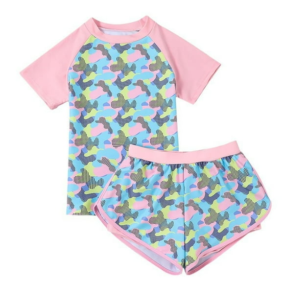 XZNPDUCQ Baby Toddler Girl Swimsuit Baby Ruffle Swimwear Summer Beach Bathing Suit Swimming Suit For Girls 8-9Years Multicolour