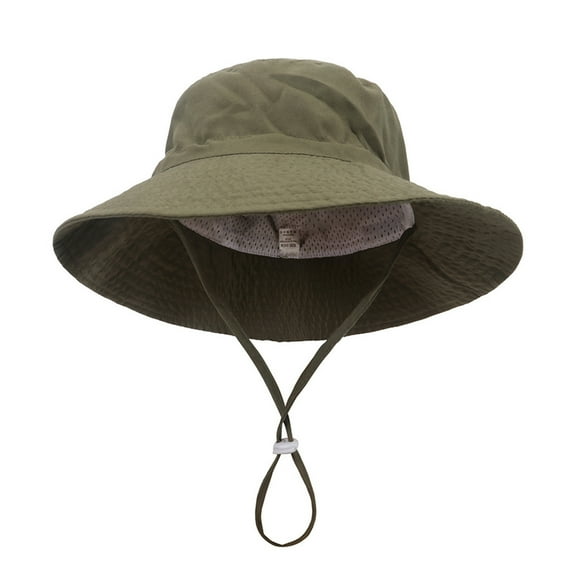 XZNPDUCQ Boys Girls Hat Beach Hat Toddler Bucket Hat Solid Cap Boys Hat Baby Sun Hat Kids Beach Hats Wide Brim Outdoor Play For Boy And Girl