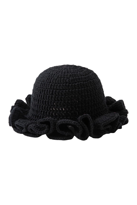 Breathable Sun Hat Beach Hat Girls Crochet Bucket Hat Women Trendy Knit Floppy Cap Cute Boho Handmade Outdoor Boho Travel Fishing Hat