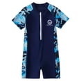 thumbnail image 1 of XZNPDUCQ Cartoon Kids Swimwear Boys Children Swimsuit Girls And Big Kids Swim Trunks Set Baby Sun Swimwear Swimming Suit For Girls 3-4 Years Blue, 1 of 9