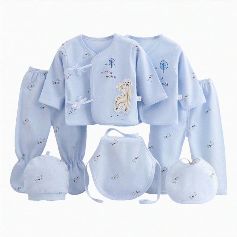 XZNPDUCQ Preemie Baby Girl Boy Clothes Cotton Baby, 5-Piece -3