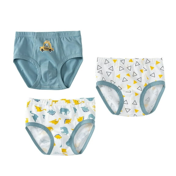 XZNPDUCQ Kids Children Boys Underwear Boxer Briefs Triangle Cute Print Briefs Shorts Pants Cotton Underwear Trunks Boys Underwear Set Briefs Trunks for Toddler Boys Gifts for Boys（120，Navy）
