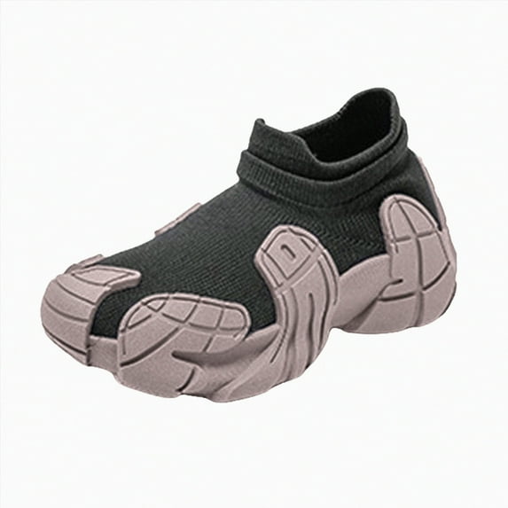 XZNPDUCQ Kids Sparkle Sequins High Top Casual Adjustable Strap Canvas Shoes Boys Girls and Boys Glitter Sneakers Casual Shoes Breathable Walking Shoes (Gray,13)
