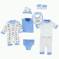 thumbnail image 1 of XZNPDUCQ Preemie Baby Baby Boy GirlHome Romper Jumpsuit Outfit Shower Gift Clothing Set, 5PCS Girl Boy Shower Gift Set Baby Shower Gift Set, 1 of 9