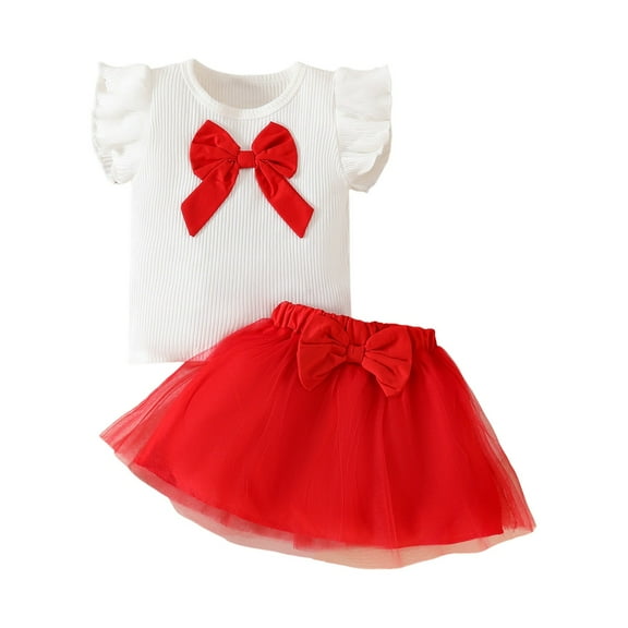 XZNPDUCQ Toddler Girls Summer Clothes Embroidered Farm Tractor Shirt and Short Set 2-Piece Outfits for Girls Casual Elastic Shorts 2Pcs Summer 2Pcs T Shorts Set Dailywear Red，3-4 Years