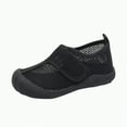 thumbnail image 1 of XZNPDUCQ Unisex-Child Lightweight Breathable Knit Athletic Running Sneakers for Kids Shoes for Boys Girls Casual Shoes Breathable Walking Shoes (Black,7), 1 of 6