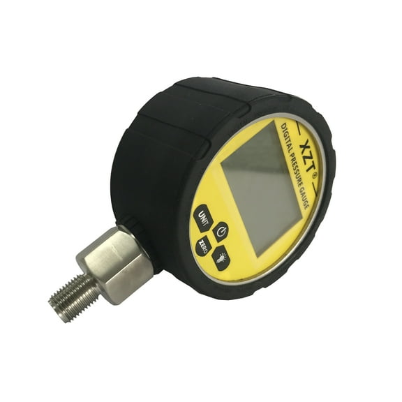 XZT 3.15" 0~10000PSI Digital Hydraulic Pressure Gauge with Gauge Protector ,Pressure Manometer, Pressure Sensor with BSP1/4 male connector