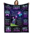 thumbnail image 1 of XZYG 10 Year Old Girl Birthday Gifts Gifts for 10 Year Old Girl 10th Birthday Gifts for Girl 10 Year Old Girl Gift Ideas 10th Birthday Decorations for Girl Throw Blanket(50*60inch), 1 of 5