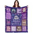 thumbnail image 1 of XZYG 10 Year Old Girl Gift Ideas Blanket Gift For 10 Year Old Girl 10th Birthday Decorations For Girl 10 Year Old Girl Birthday Gifts Birthday Gifts For 10 Year Old Girls(50*60inch), 1 of 6