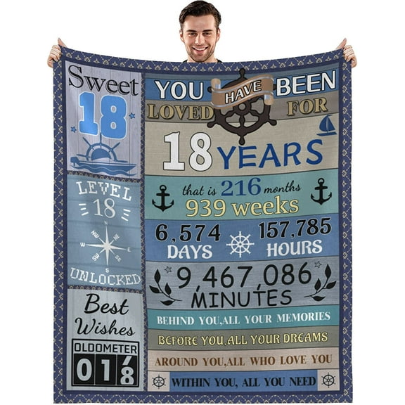 XZYG Best Gifts for 18th Year Old Boys Blanket Flannel Soft and Comfortable Anti static Bed Sofa Blanket(30*40inch)