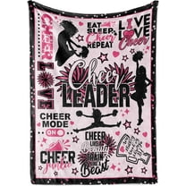 XZYG Cheerleader Throw Blanket Flannel Blankets for Cheerleading Cheerleader Gifts on Christmas Birthday Thanksgiving(30*40inch)