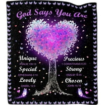 XZYG Christian Blanket Gifts for Women Religious Gifts for Women Bible Verse Blanket Inspirational Spiritual Gifts for Women Birthday Gifts for Christian Women Faith Throw Blanket(30*40inch)