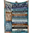 thumbnail image 1 of XZYG Dad Gifts Birthday Gifts for Dad Who Wants Nothing Gifts for Dad Dad Birthday Gift Best Dad Ever Gifts for Dad Birthday from Daughter Son Wife Kids Dad Blanket Throw Blanket(40*50inch), 1 of 6