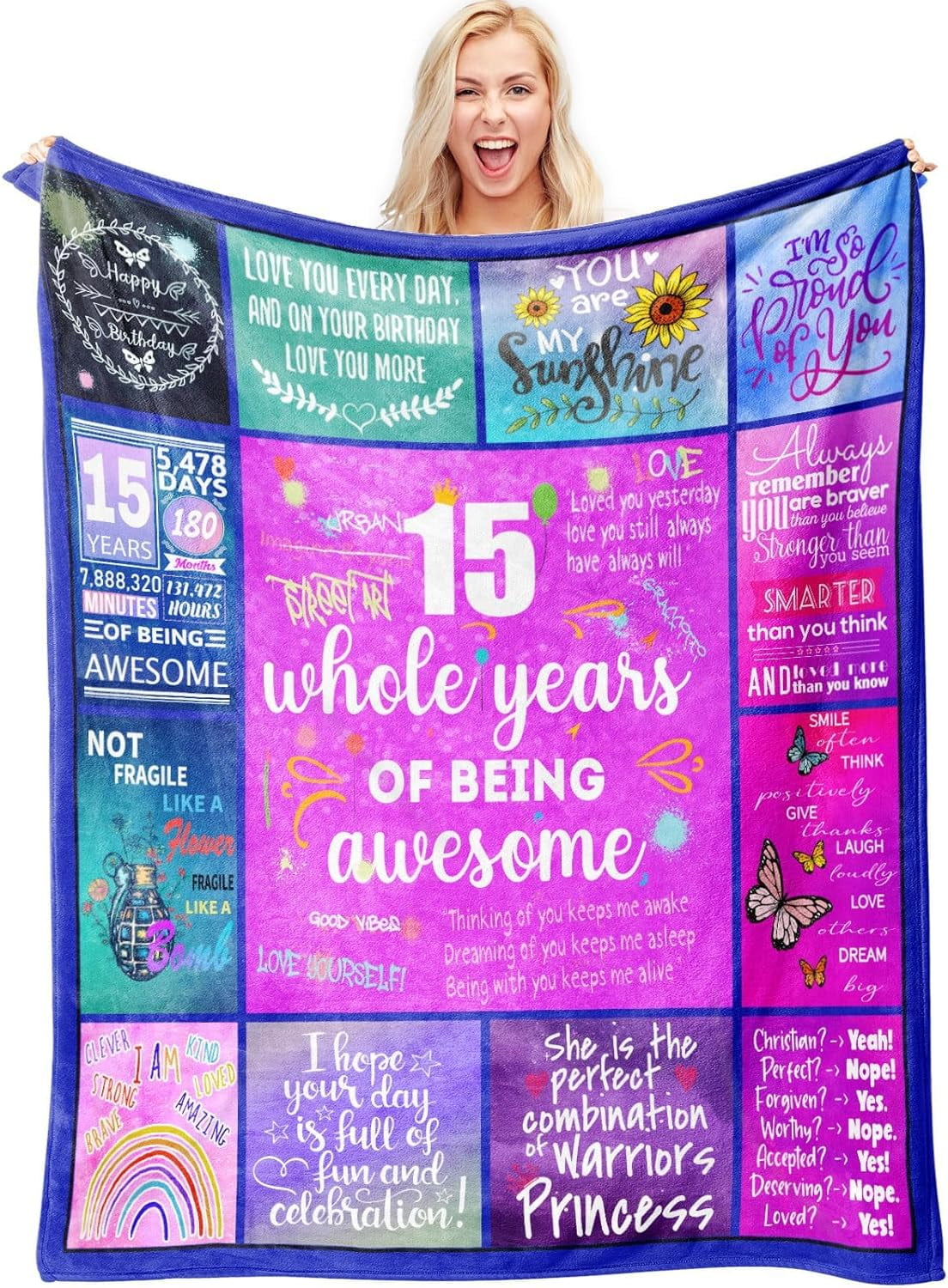 XZYG Gifts for 15 Year Old Girl 15th Birthday Gifts for Girls Teen Girl ...