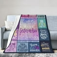 thumbnail image 1 of XZYG Gifts For Sister Throw Blanket Soft Fuzzy Fleece Blanket For Couch Bed Living Room Decoration(50*60inch), 1 of 6