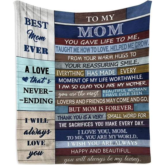 XZYG Gifts for Mom Mom Gifts Blanket Mom Birthday Gifts Birthday Gifts for Mom Gifts for Mom from Daughter/Son Mom Gifts for Christmas Mother Gifts Best Mother Birthday Gifts Ideas(40*50inch)