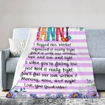 XZYG Nanny Gifts Throw Blanket Soft Fuzzy Fleece Blanket For Couch Bed Living Room Decoration(30*40inch)