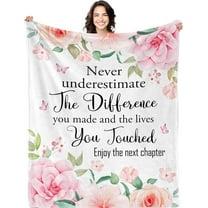 XZYG Retirement Gifts for Woman Blanket Farewell Gifts for Coworkers New Job Farewell Decorations Coworker Leaving Gifts for Women Going Away Gift for Friends Goodbye Gifts Throw(30*40inch)
