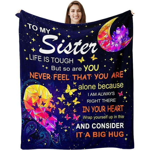 XZYG Sister Gifts Blanket Sisters Gifts from Sister Sister Birthday Gift Ideas Birthday Gifts for Sister Gift for Sister Adult Birthday Gifts for Sister from Sister Throw Blanket(30*40inch)
