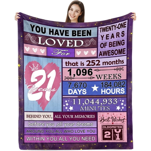 XZYG Sweet 16 Gifts for Girls 16th Birthday Gifts for Girls Throw Blanket Birthday Gifts for 16 Year Old Girl 16th Birthday Gift Ideas Sweet 16 Birthday Decorations for Girl Teen(50*60inch)