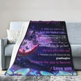 thumbnail image 1 of XZYG To My Granddaughter Throw Blanket Soft Fuzzy Fleece Blanket For Couch Bed Living Room Decoration(30*40inch), 1 of 5