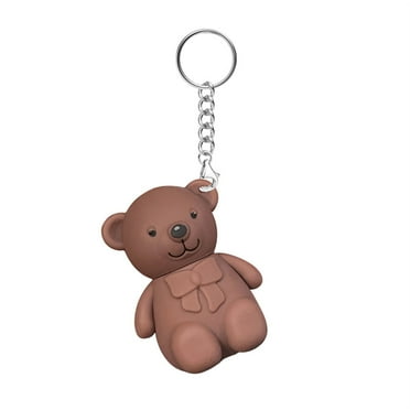 XZYYR 2 In 1 Key Chain Bear Lipstick Mist Velvet Lipstick Long Lasting Lip Gloss Cute Bear Beauty Makeup Valentines Lip Gloss Lipstick for Girls Makeup Products Lip Stick Stay Soft L Lipstick Lip Bar