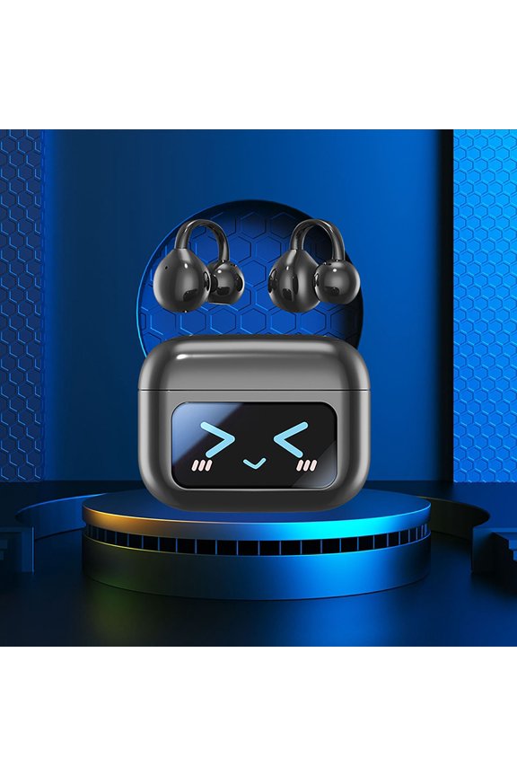 AI Intelligent Translation 0 Headset Ear Hook Type Without Ear With Screen Digital Display Color Screen Language Translation Ep4321/54 Ear Phones Electronics Wi with Microphone Tooth Smart Watch