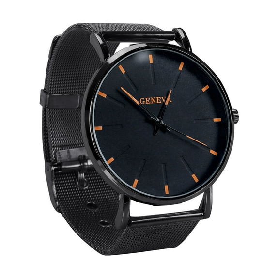 XZYYR Business Stainless Mesh Quartz Men's Fashion Steel Thin Watch Men's Watch Sailing Men Wind up for Men No Battery for Visually Impai Grb200-1b Snxs77 Small Face for Women Tactile Watch Gw-5000u