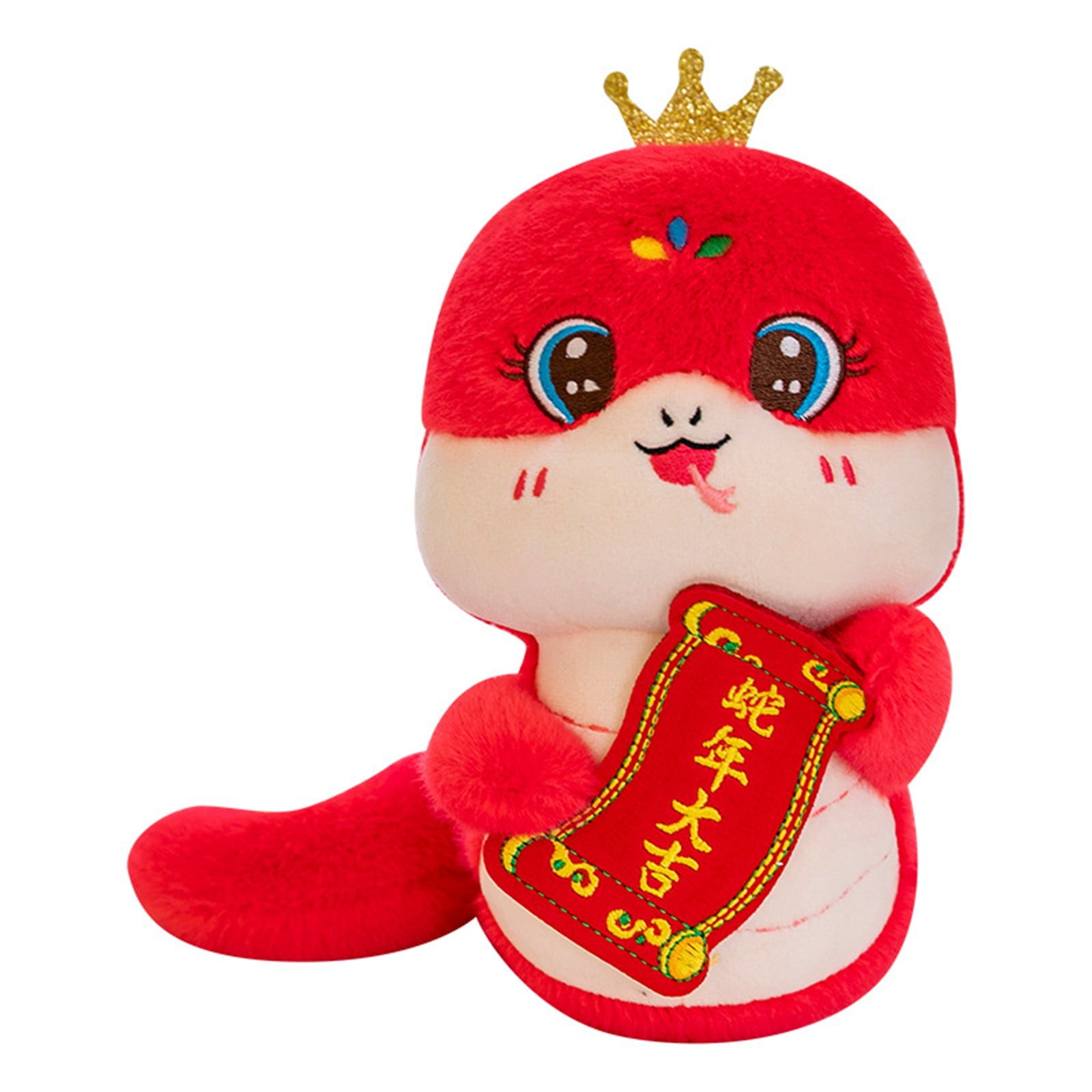 XZYYR Chinese New Year Snake Stuffed Animals 3 Sizes Plush Lunar Year