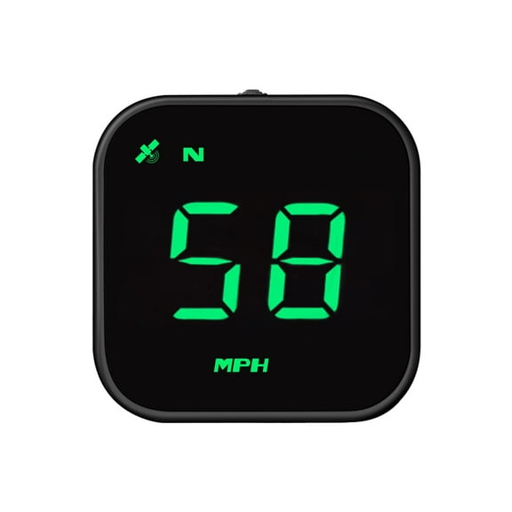 XZZ Digital GPS Speedometer, Car Universal HUD Head Up Display with Speed MPH, Compass Driving Direction, Fatigue Driving Reminder, Overspeed Alarm Trip Meter, for All Vehicle (G10)