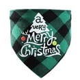 XZZjjl Animal Accessories Christmas Dog Bandana Holiday Plaid Dog Puppy