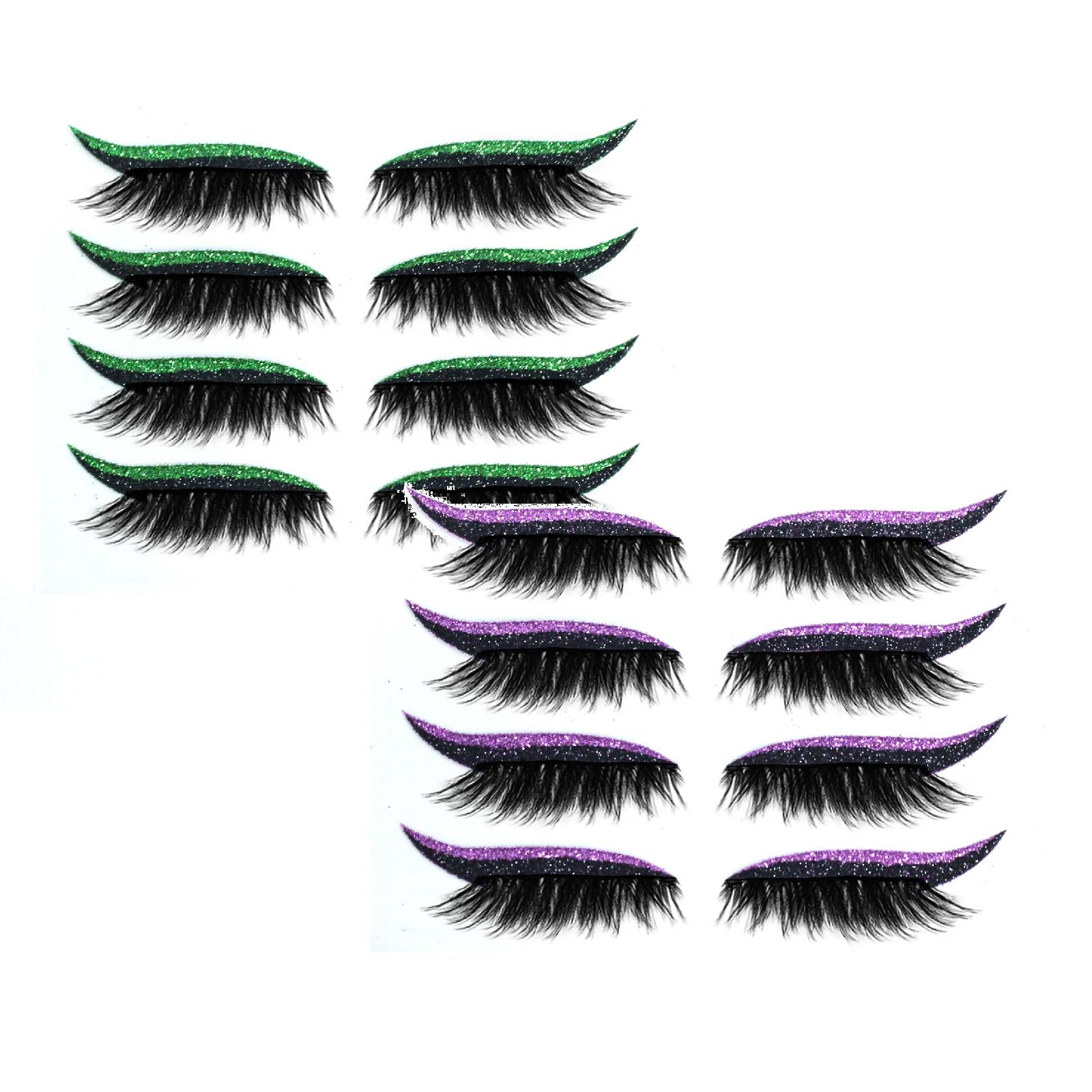 XZZjjl Eyelashes Clusters Bond and Seal 2 In 1Reusable Eyeliner and