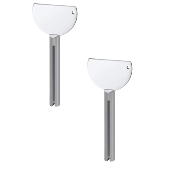 XaTanion Drill Bits Accessories,Toothpaste Squeezer Metal Tube Squeezer Key Stainless Toothpaste Roller Tube Wringer For Paint Cosmetic And Dye 2PCS