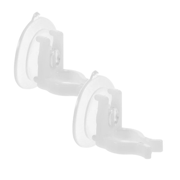 XaTanion Fixing Clip,Candles Suction Cup Transparent Window Candle Holders Suction Cup For Candles PVC Window Candle Holder Clamp(White) 2PCS