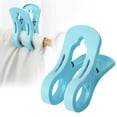 thumbnail image 1 of XaTanion Fixing Clip,Large Clip Clothespins Strong Wind Quilt Plastic Quilt Clamp Drying Sheets Holder Drying Clothes Clip(Blue), 1 of 9