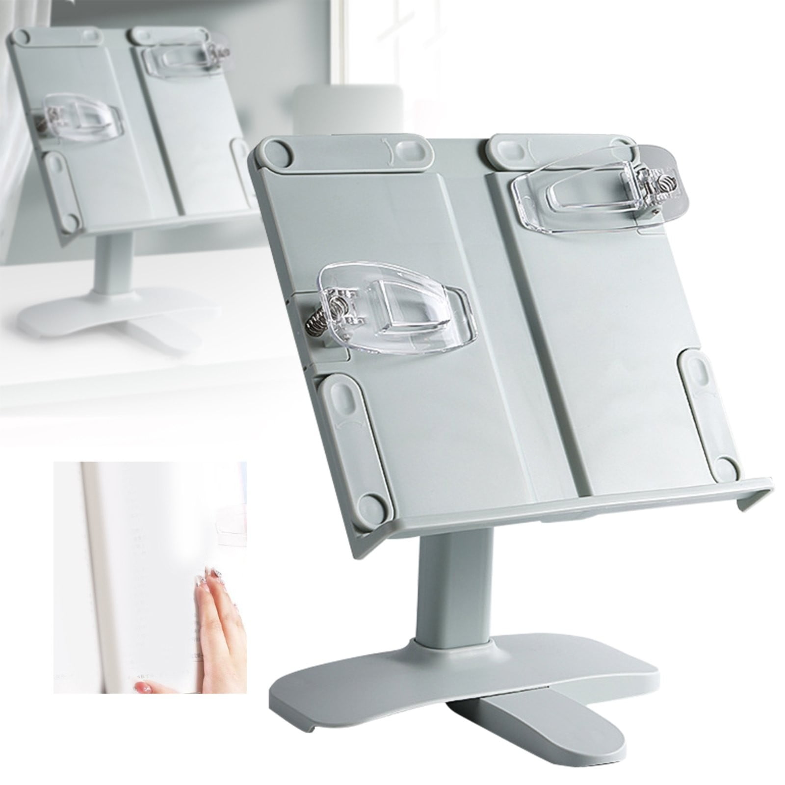 Foldable Reading Table XaTanion Foldable Reading Stand Adjustable Book Stand For Reading ...