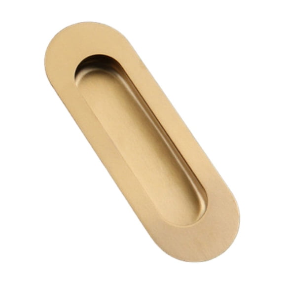 XaTanion Furniture Protection,Stainless Side Hole Embedded Sliding Door Handle Embedded Drawer Cabinet And Wardrobe Finger Pull Handle With Hidden Screws 5 Color