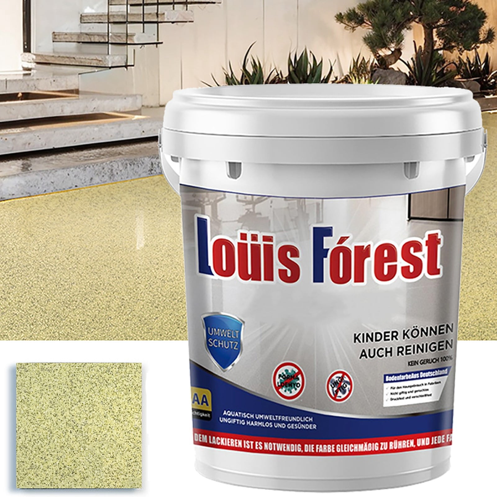 XaTanion High-Gloss Marble Effect Epoxy Floor Coating,Waterproof Water ...