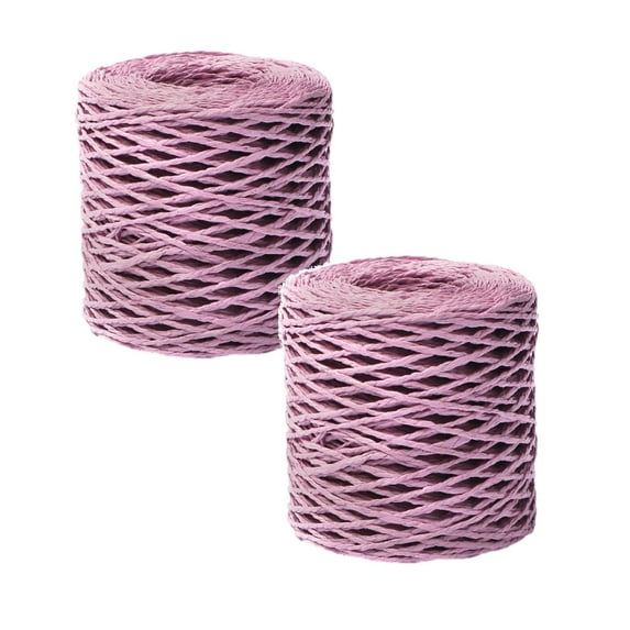 XaTanion Sewing Kit,Raffia For Crafts 150m Natural Raffia Yarn Raffia Yarn For Crocheting Raffia Paper Ribbon Natural Raffia Spool For Making Beach Bags Gift Wrapping Decorations Features: 2PCS