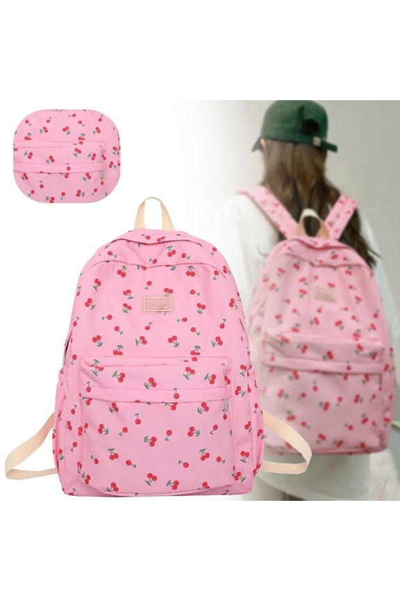 Backpack Cherry Backpack Aesthetic Backpack Backpack Laptop Travel Casual Backpack,Red,4.34*12.21*16.15 inch