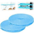 thumbnail image 1 of XaTanion Clothesline Windproof Non Slip Clothesline Portable Clotheslines Nylon Adjustable Retractable For Indoor Outdoor Travel Camping,Blue1,500CM, 1 of 9