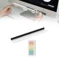 thumbnail image 1 of XaTanion Computer Holder Memo Board Acrylic Computer Memo Board Computer Side Note Holder Left And Right,O,13.77*2.59 inch, 1 of 8