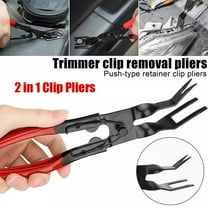 XaTanion Removal Pliers Heavy Duty Car Door Panel Plastic Fastener Remover Body Retainer Clip Pry Tool,Red,9.44*1.37 inch