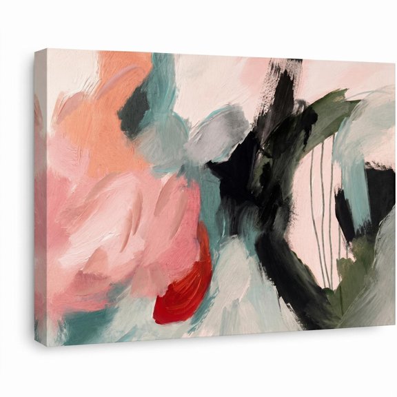 XaaKee Canvas Wall Art Dark Grey Expressive Canvas Minimalist Abstract Canvas Prints Wall Art Inner Framed 1812Inch