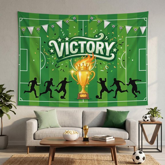 XaaKee Large Tapestry, Victory Run Pattern Design Tapestry For Bedroom, High-Quality Polyester Room Tapestry, Bedroom Art Decor, 60x40Inch